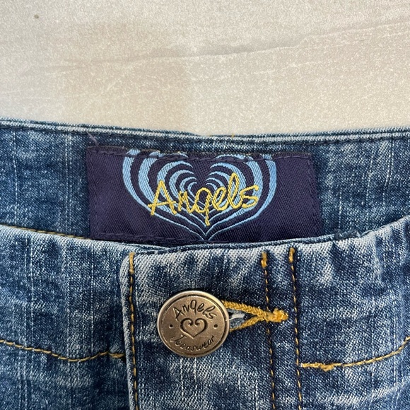 Y2K Angels Denim Skirt - Picture 3 of 4